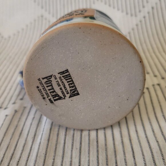 Whitefish Mt Pottery Hidden Moose Lodge Handmade Ceramic Coffee Mug - Picture 6 of 6